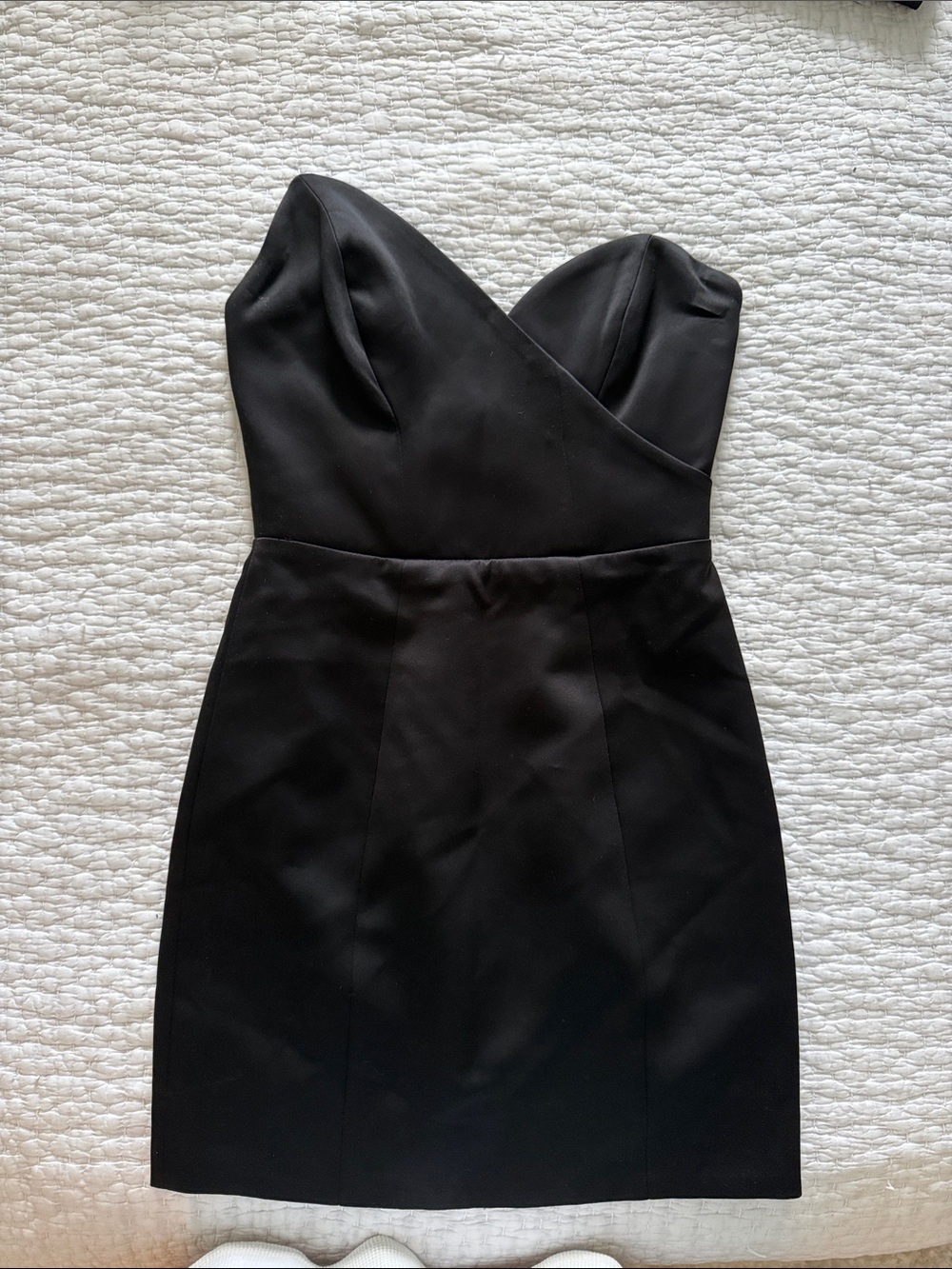 House of CB Strapless Black Sweetheart Sheath Dress